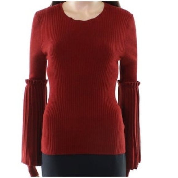 CHELSEA 28 Ribbed Bell Sleeve Sweater - Picture 9 of 9